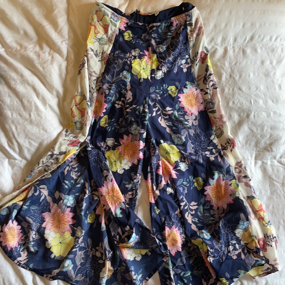 Flare flower pants